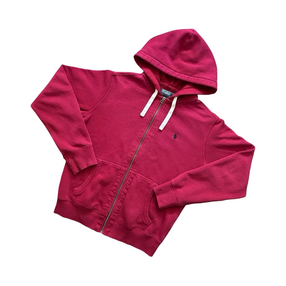 Polo by Ralph Lauren Pink Full-Zip Hoodie